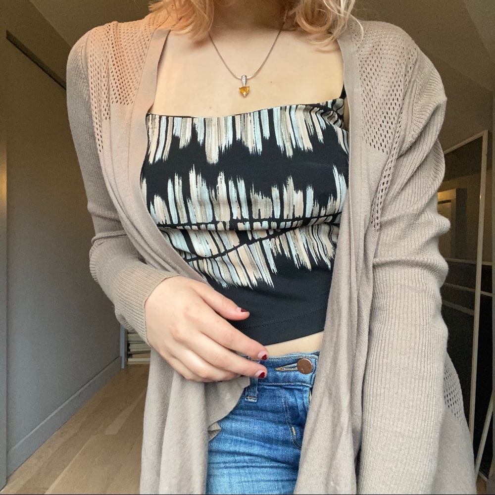 Brown/Beige Cardigan